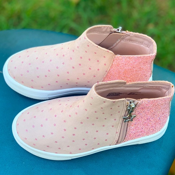 Wonder Nation Polka-Dot Toddler Girls Sneaker New - Picture 3 of 9